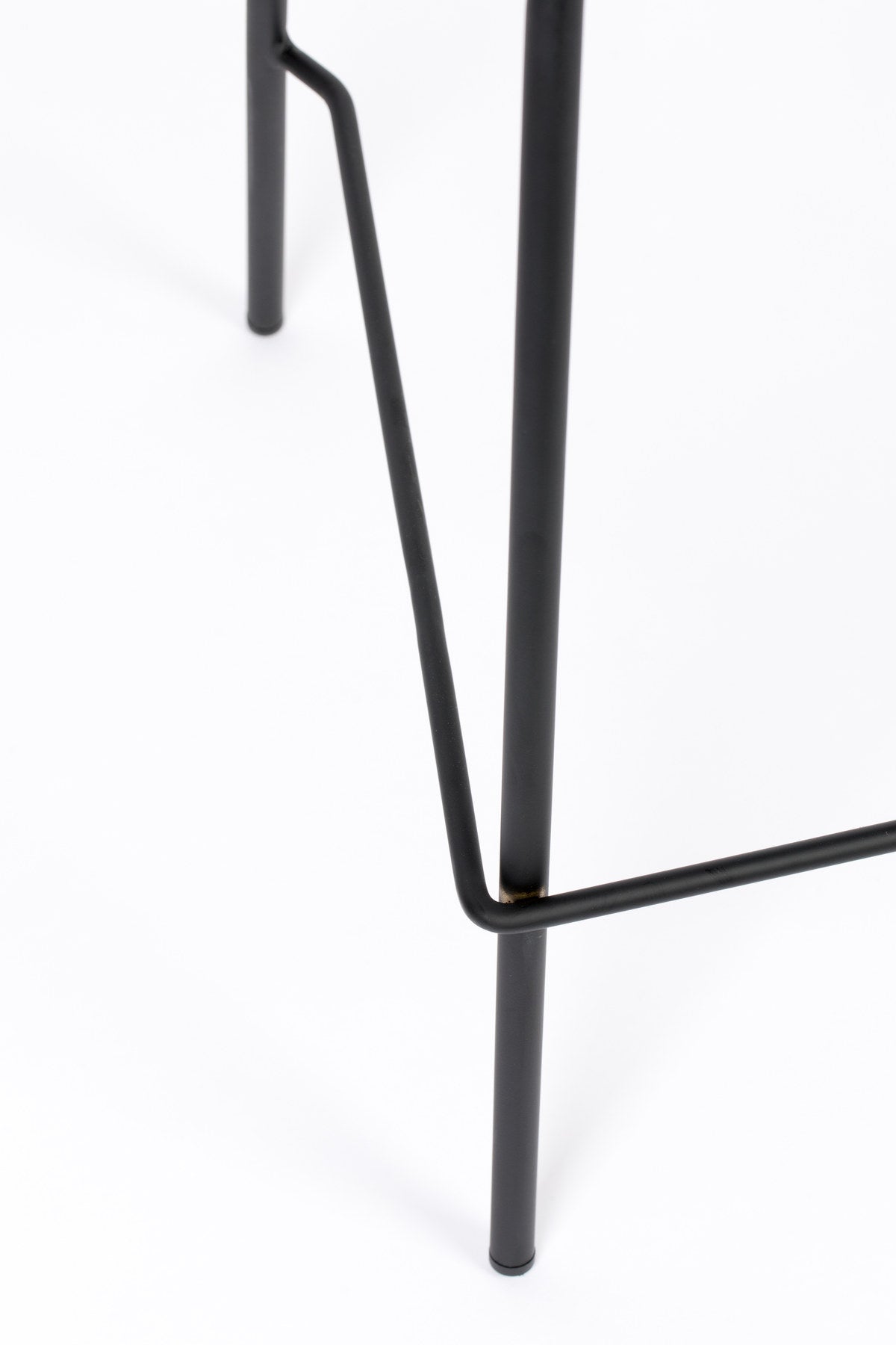 Barstuhl Jolien gepolstert in Grau präsentiert im Onlineshop von KAQTU Design AG. Barstuhl ist von White Label Living