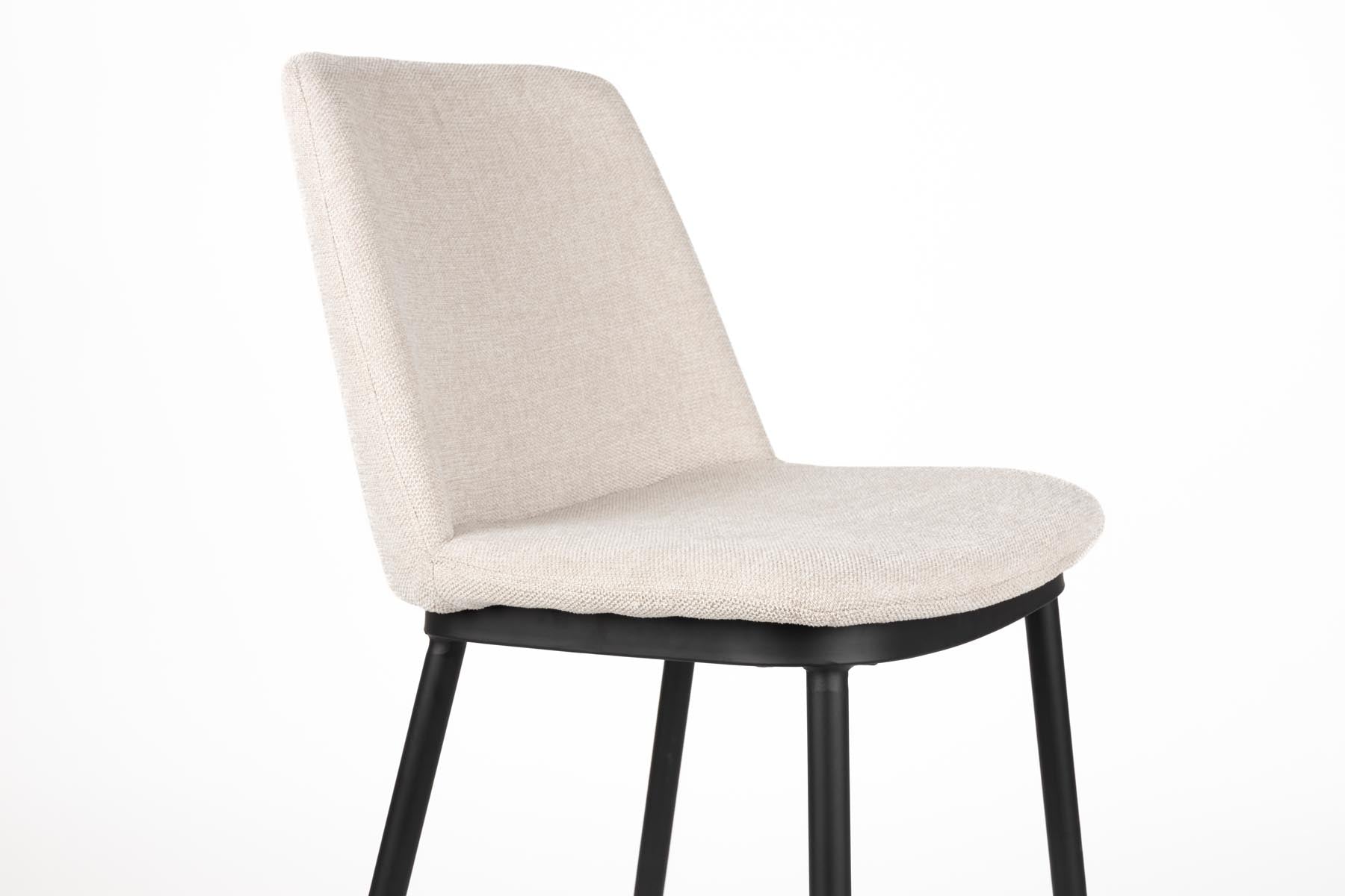 Barstuhl LIONEL in Beige präsentiert im Onlineshop von KAQTU Design AG. Barstuhl ist von White Label Living