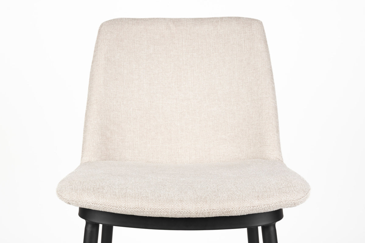 Barstuhl LIONEL in beige präsentiert im Onlineshop von KAQTU Design AG. Barstuhl ist von White Label Living