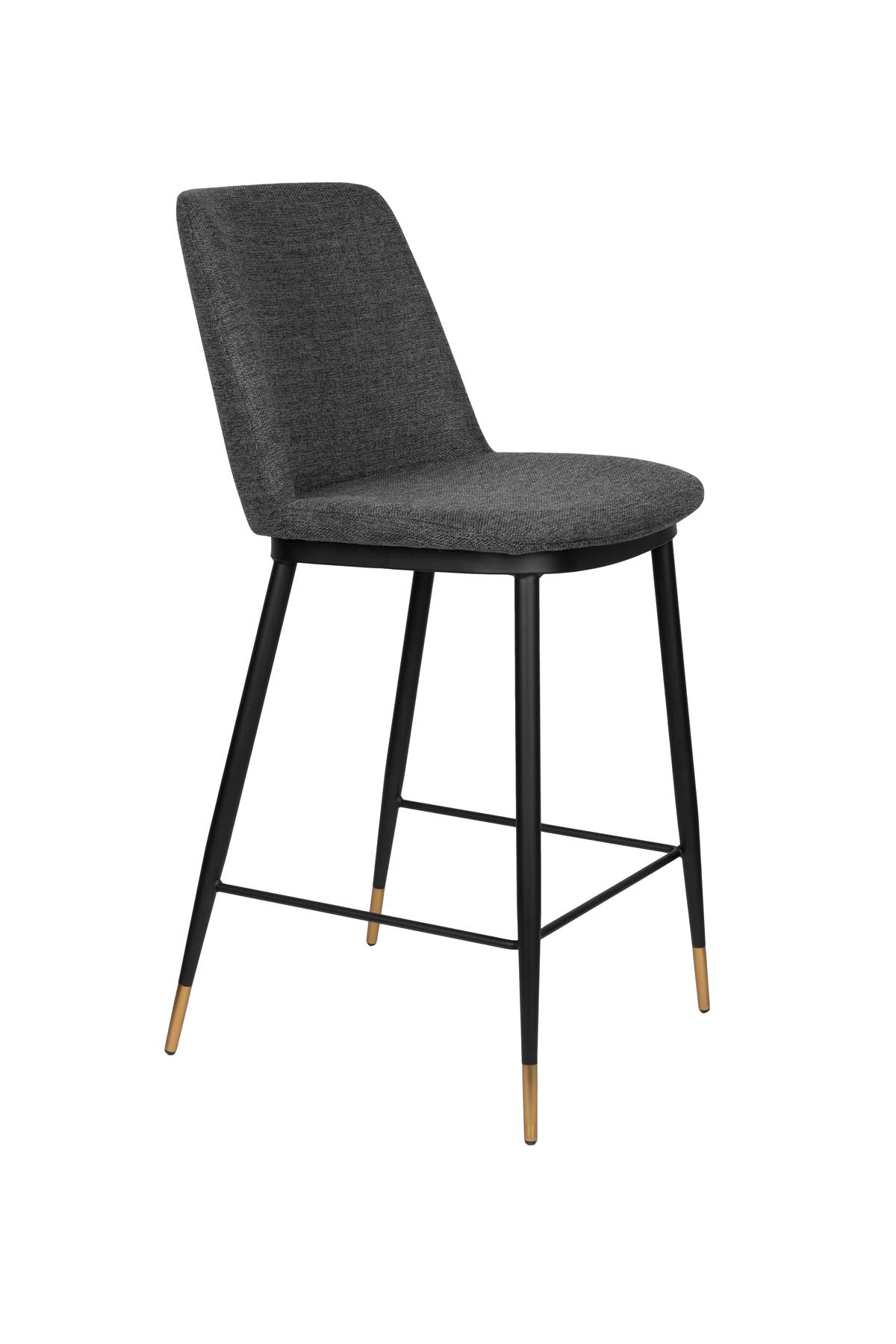 Barstuhl LIONEL in Dunkelgrau präsentiert im Onlineshop von KAQTU Design AG. Barstuhl ist von White Label Living