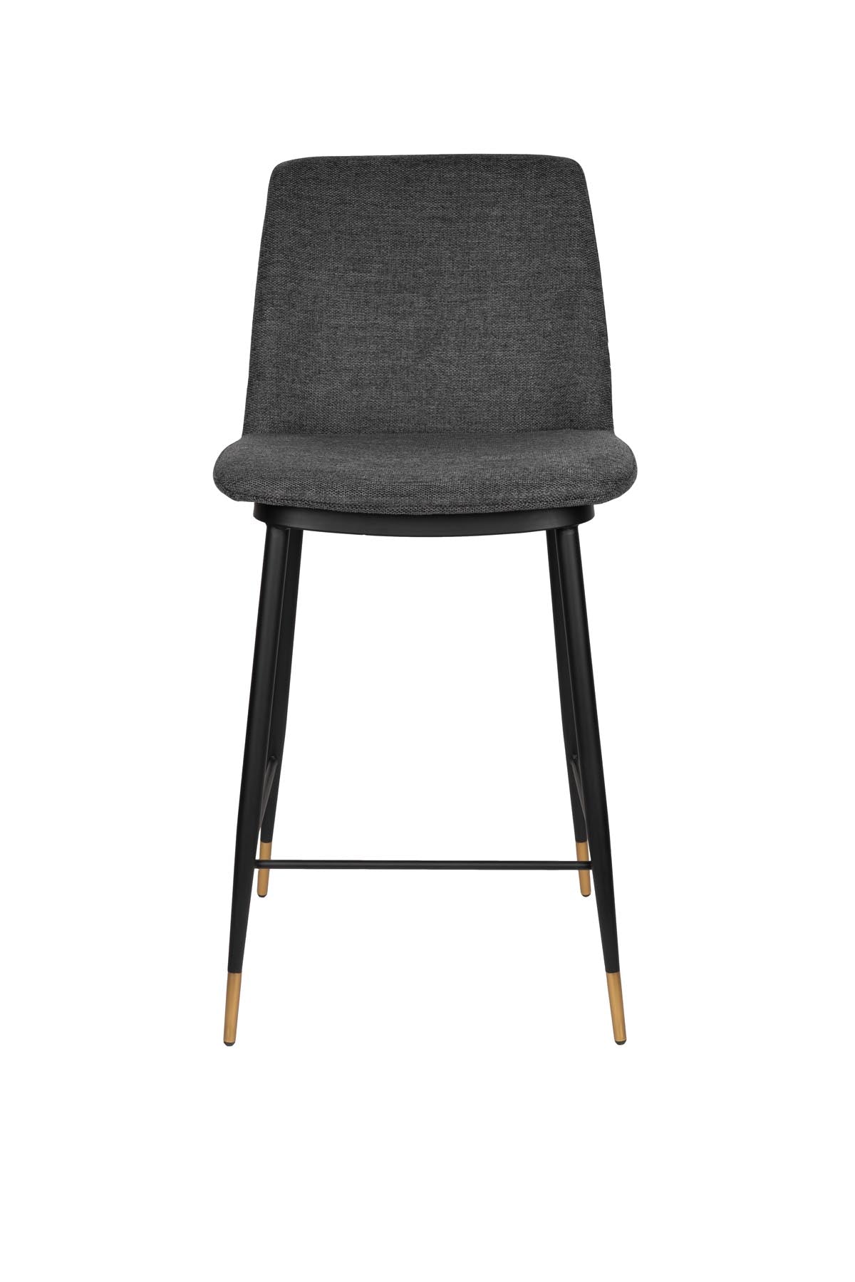 Barstuhl LIONEL in Dunkelgrau präsentiert im Onlineshop von KAQTU Design AG. Barstuhl ist von White Label Living