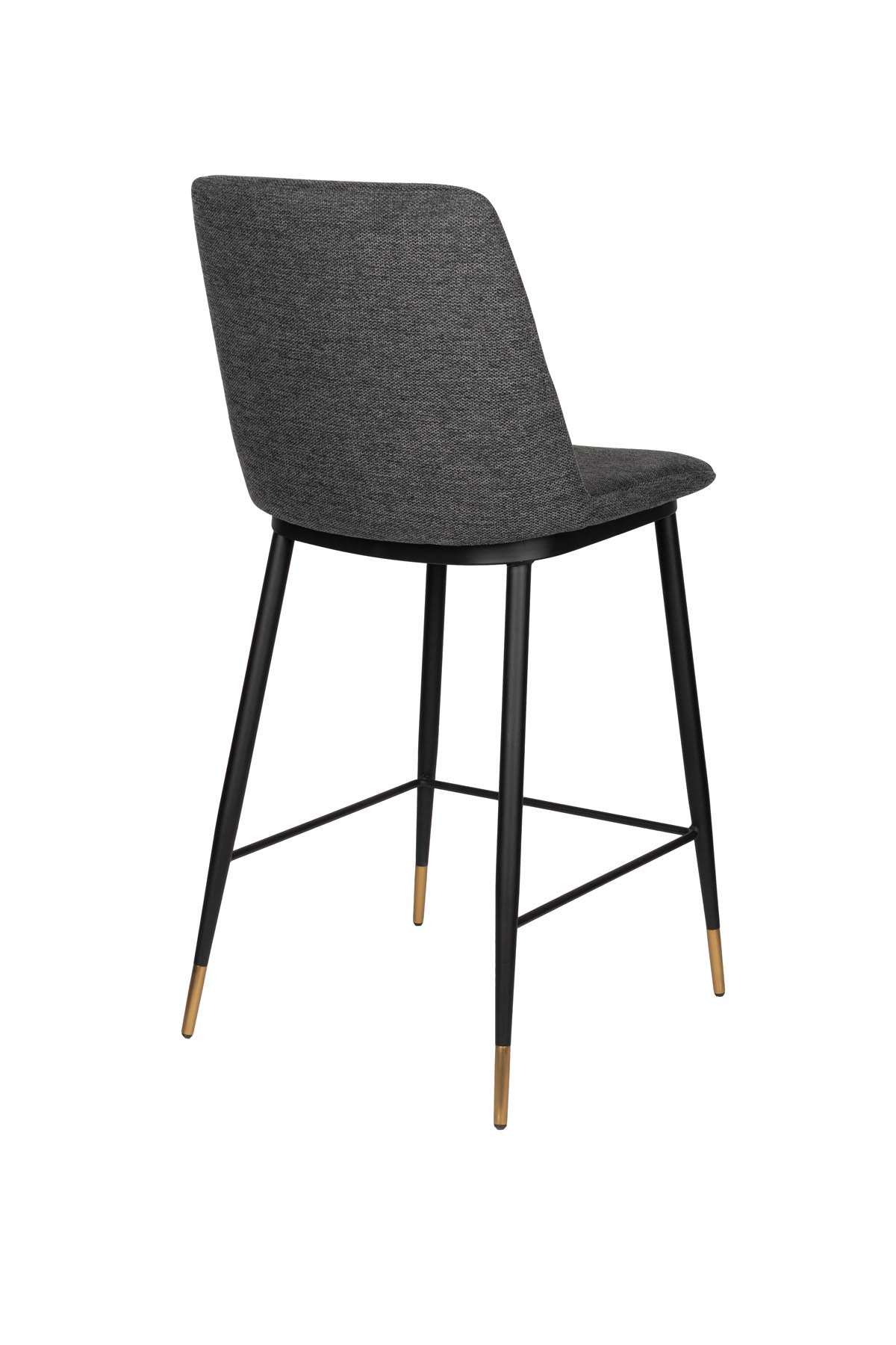 Barstuhl LIONEL in Dunkelgrau präsentiert im Onlineshop von KAQTU Design AG. Barstuhl ist von White Label Living