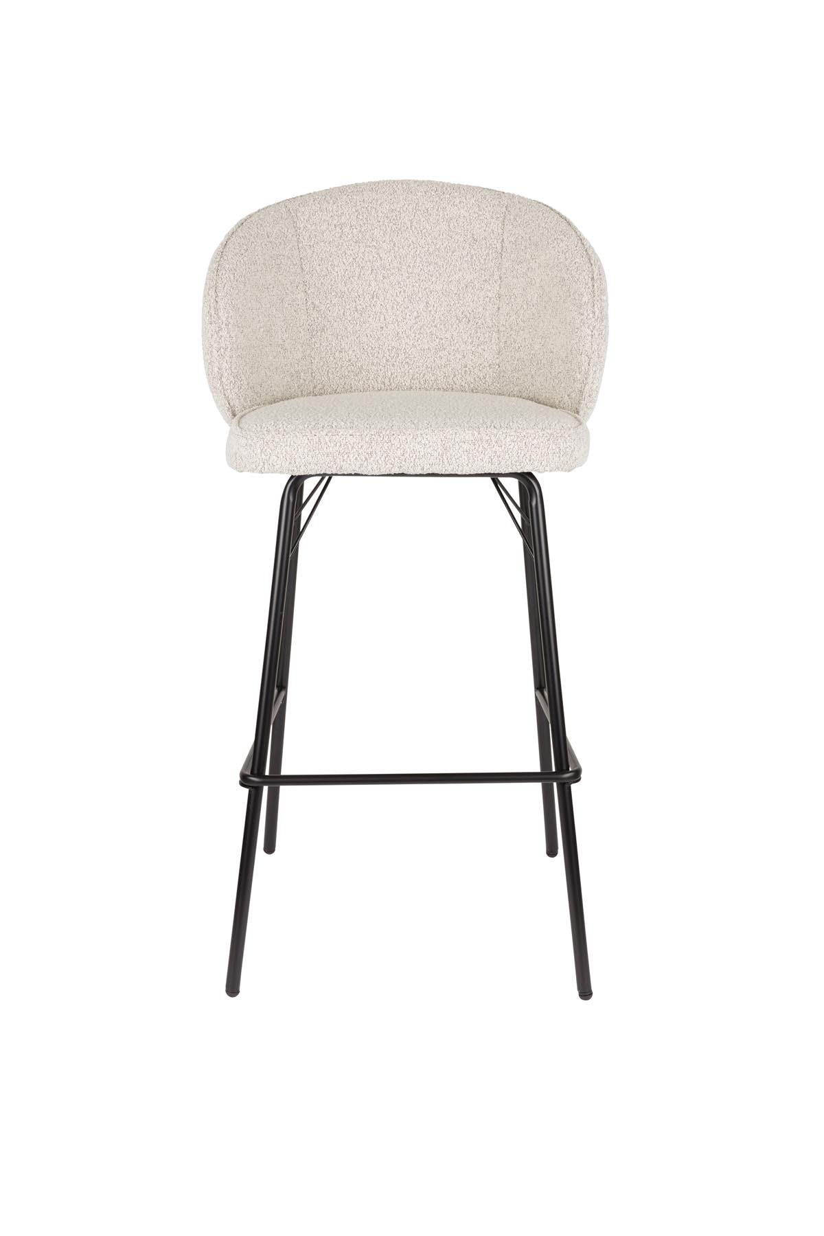 Barhocker Joa Beige in beige präsentiert im Onlineshop von KAQTU Design AG. Barstuhl ist von White Label Living