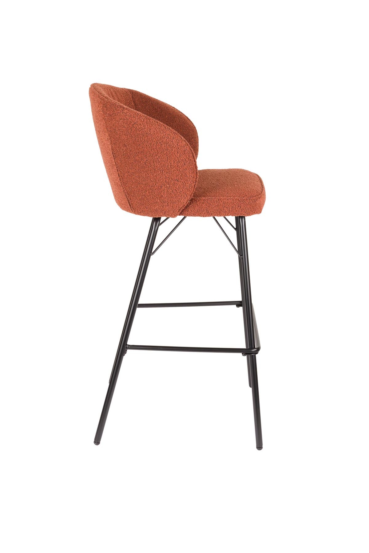 Barhocker Joa Terra in Braun präsentiert im Onlineshop von KAQTU Design AG. Barstuhl ist von White Label Living