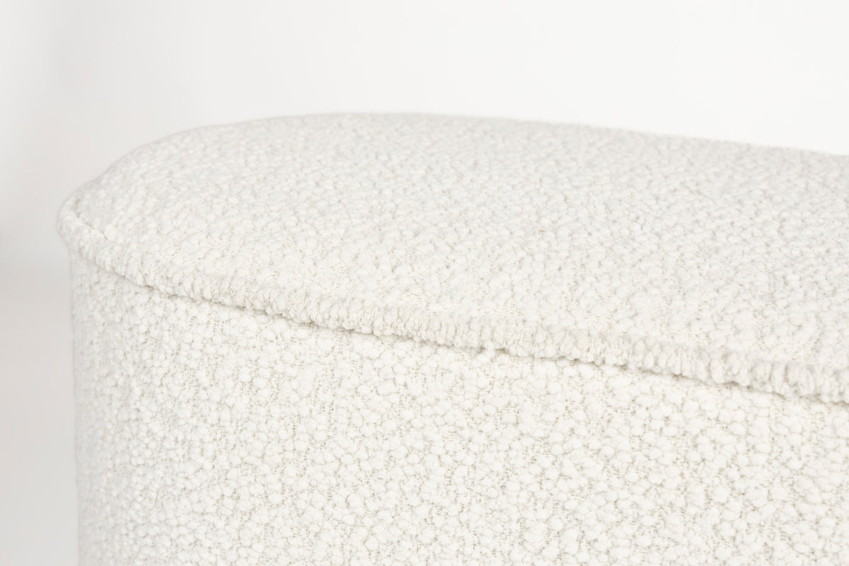 Bank Marcos in Weiss präsentiert im Onlineshop von KAQTU Design AG. Sitzbank ist von White Label Living
