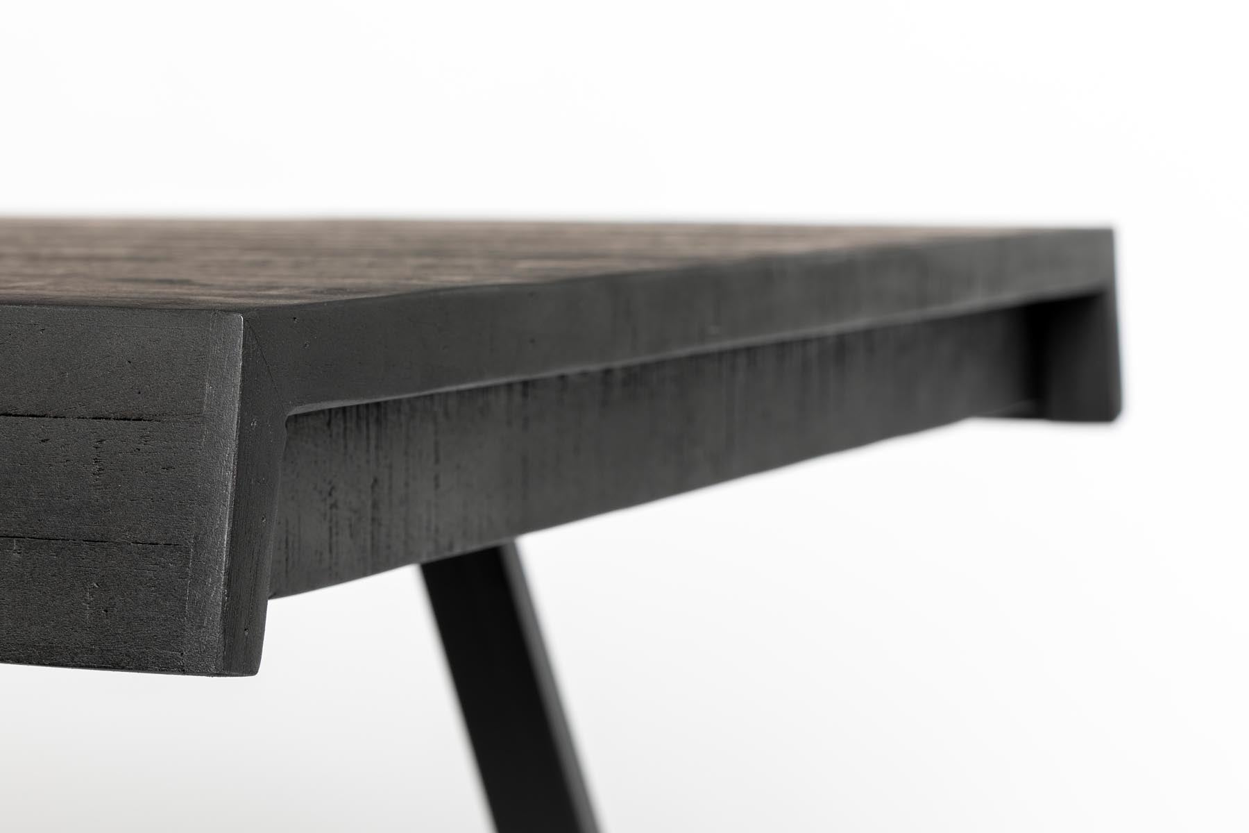Tisch Suri in Schwarz präsentiert im Onlineshop von KAQTU Design AG. Esstisch ist von White Label Living