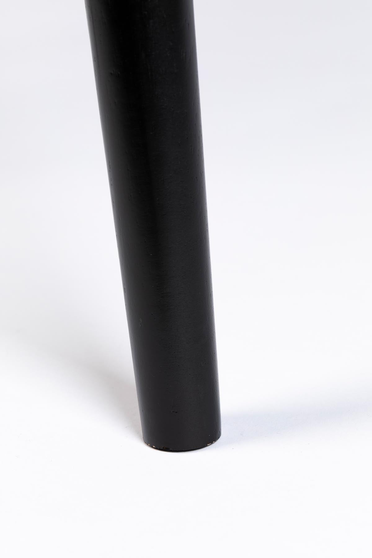Tisch Fabio rund in Schwarz präsentiert im Onlineshop von KAQTU Design AG. Esstisch ist von White Label Living