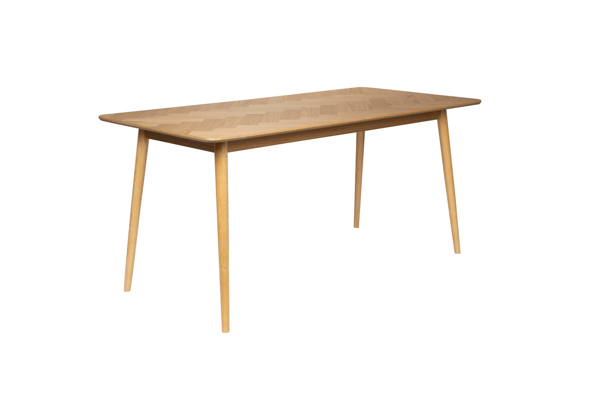 Tisch Fabio in Braun präsentiert im Onlineshop von KAQTU Design AG. Esstisch ist von White Label Living