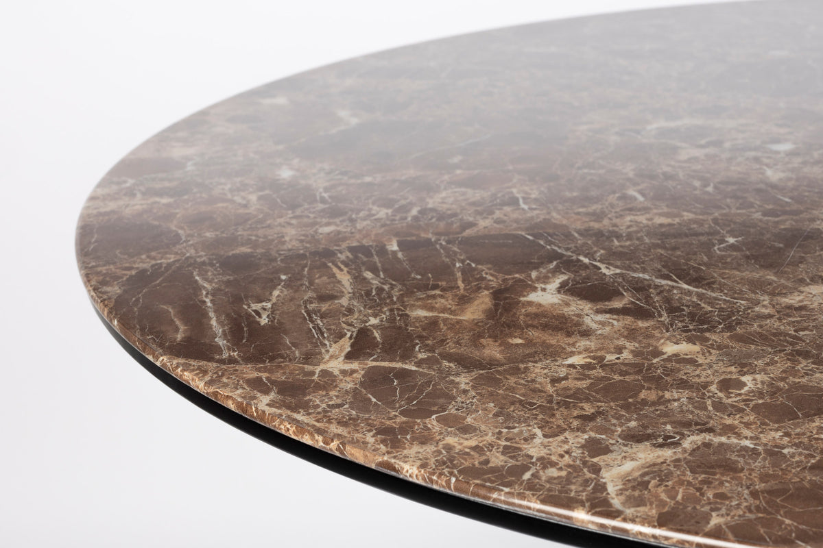 Tisch MARU BROWN in Braun präsentiert im Onlineshop von KAQTU Design AG. Esstisch ist von White Label Living