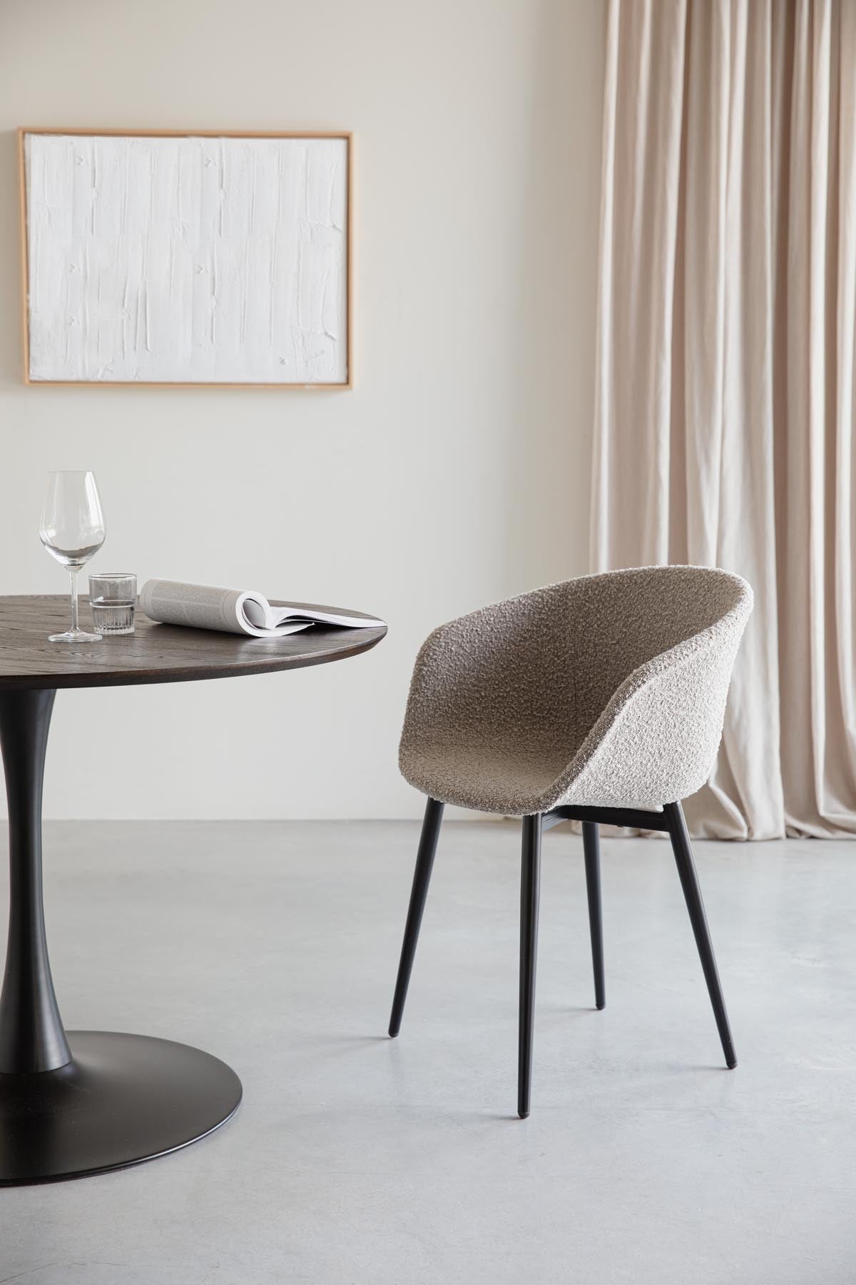 Esstisch Raku in Braun präsentiert im Onlineshop von KAQTU Design AG. Esstisch ist von White Label Living