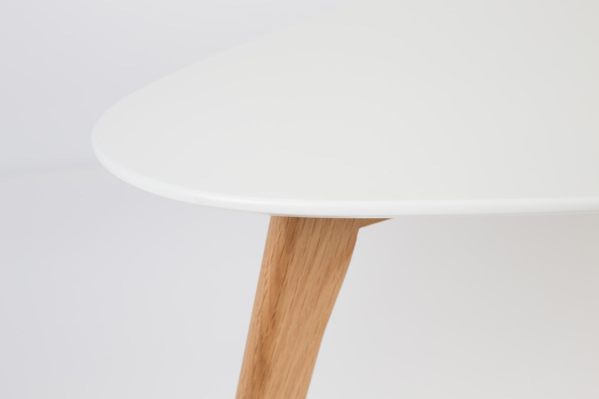 Beistelltisch Drop 2er Set in Weiss präsentiert im Onlineshop von KAQTU Design AG. Couchtisch ist von White Label Living