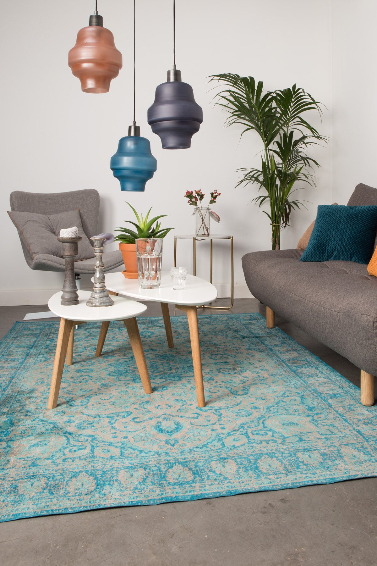 Beistelltisch Drop 2er Set in Weiss präsentiert im Onlineshop von KAQTU Design AG. Couchtisch ist von White Label Living