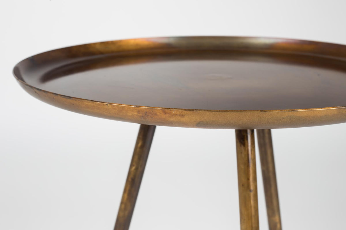 Beistelltisch Frost in Kupfer präsentiert im Onlineshop von KAQTU Design AG. Beistelltisch ist von White Label Living