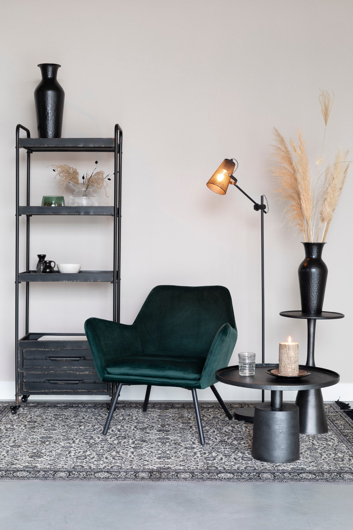 Beistelltisch MASON in Schwarz präsentiert im Onlineshop von KAQTU Design AG. Couchtisch ist von White Label Living