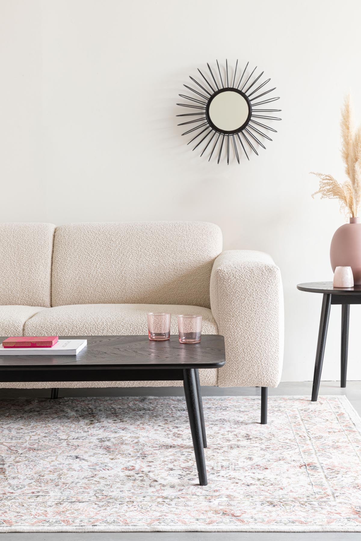 Beistelltisch Fabio in Schwarz präsentiert im Onlineshop von KAQTU Design AG. Couchtisch ist von White Label Living