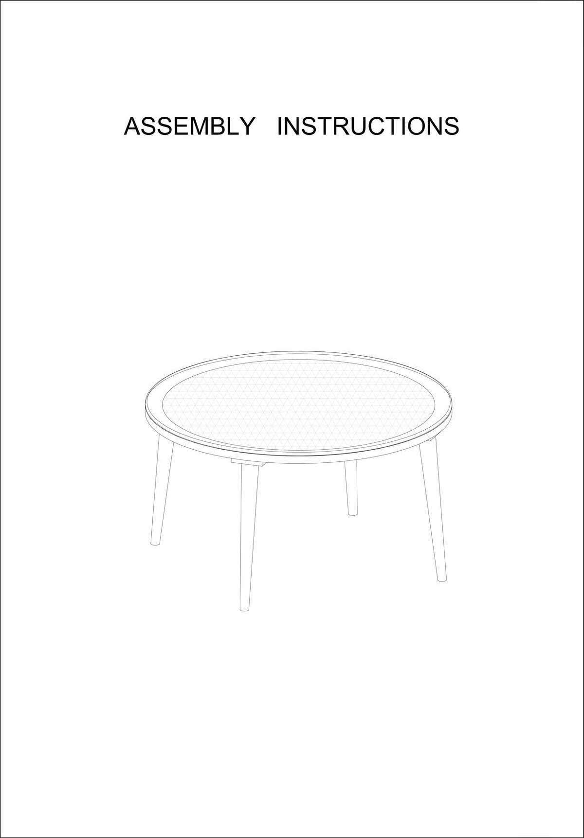 Coffee Tisch Haru Round in Beige/Natur präsentiert im Onlineshop von KAQTU Design AG. Couchtisch ist von White Label Living