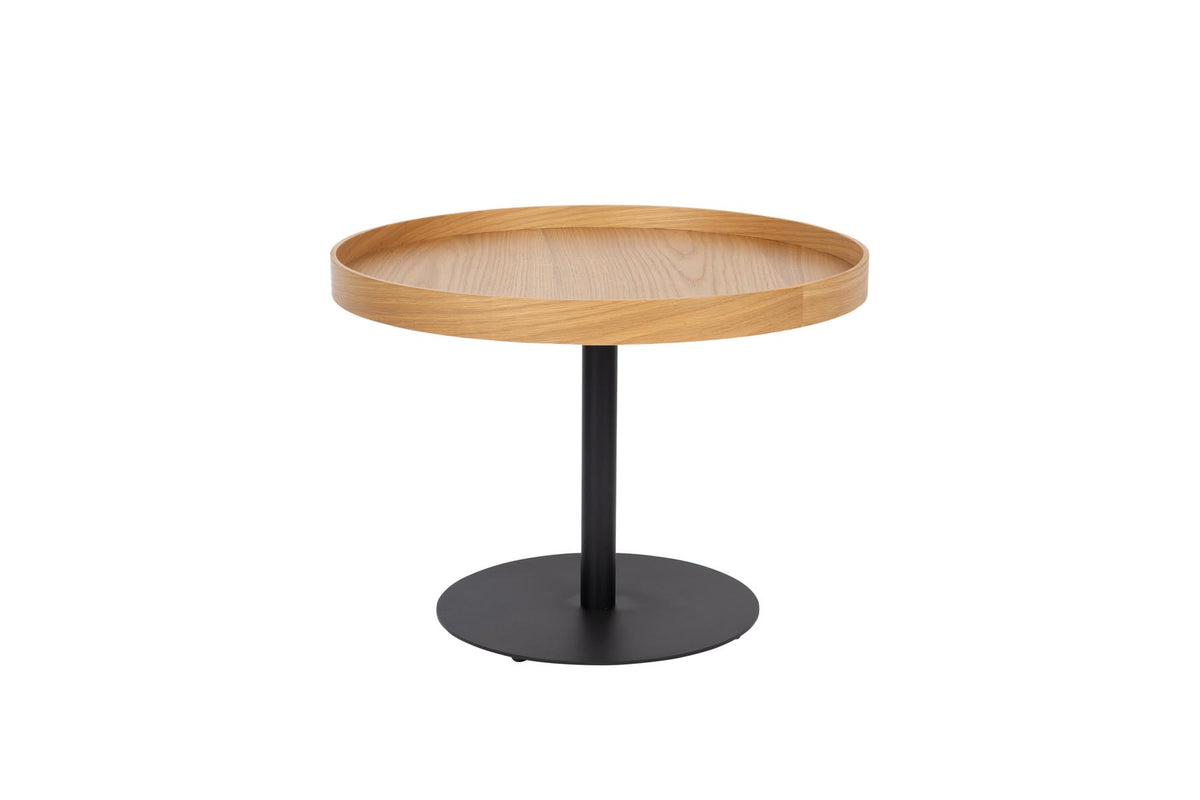 Beistelltisch Yuri Oak M in Braun präsentiert im Onlineshop von KAQTU Design AG. Couchtisch ist von White Label Living