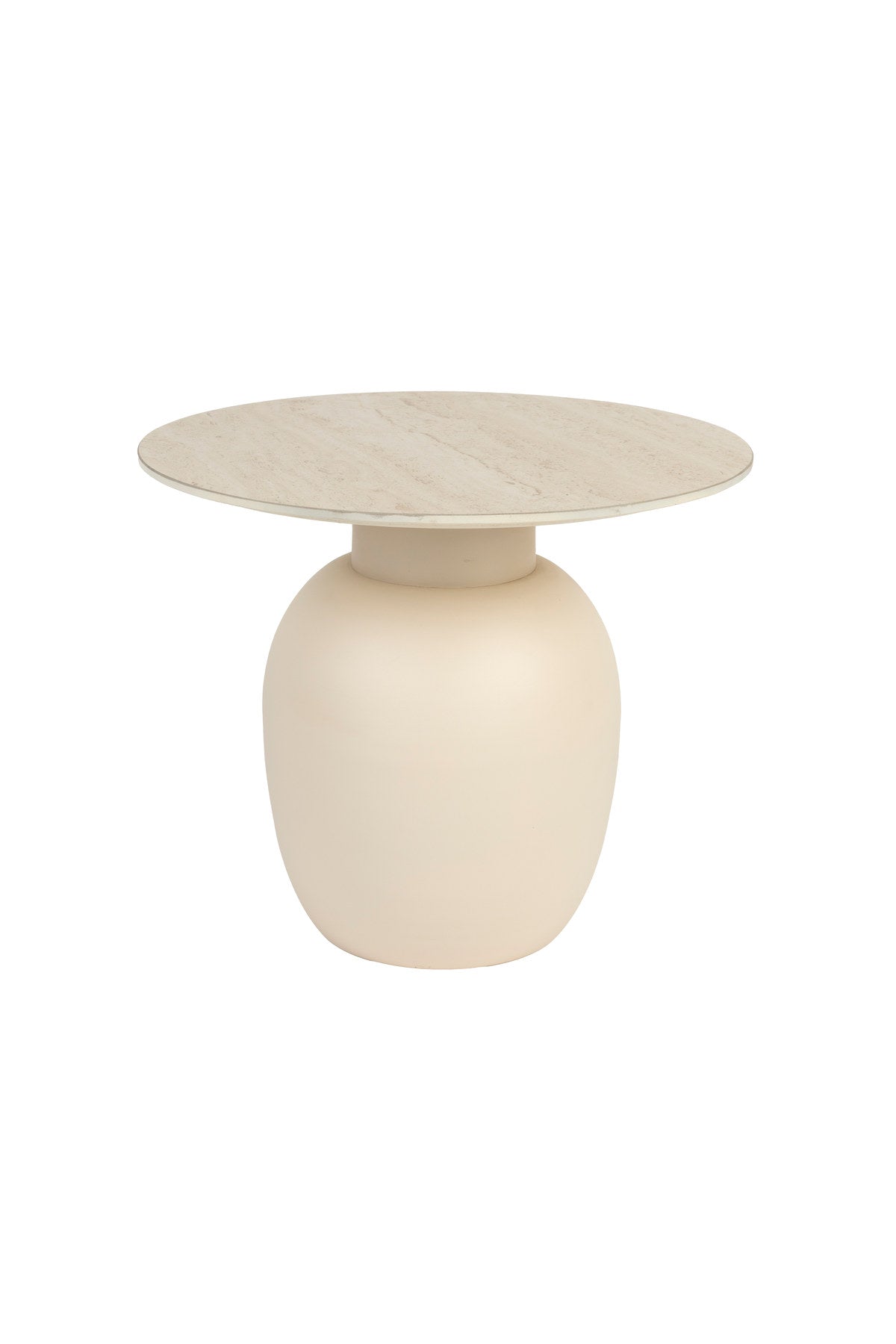 Karula Beistelltisch niedrig in beige präsentiert im Onlineshop von KAQTU Design AG. Beistelltisch ist von White Label Living