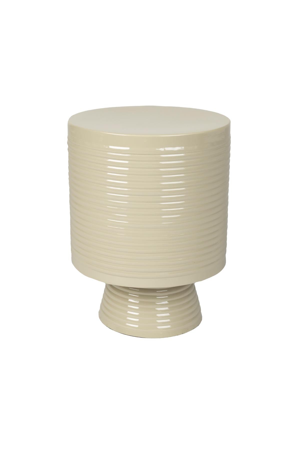 Sven Beistelltisch Elfenbein L in Weiss präsentiert im Onlineshop von KAQTU Design AG. Beistelltisch ist von White Label Living