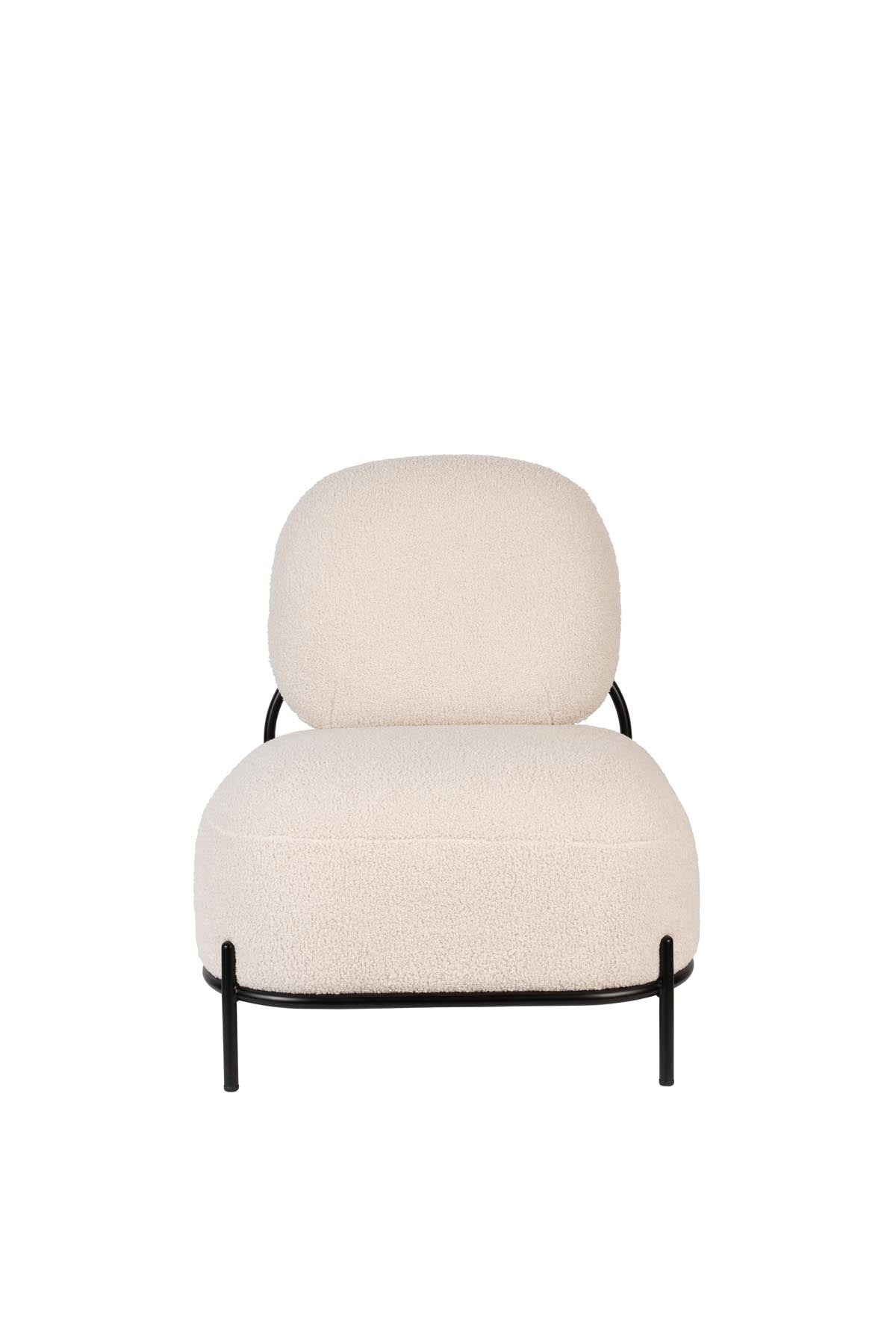 Sessel POLLY in Elfenbein präsentiert im Onlineshop von KAQTU Design AG. Sessel ist von White Label Living