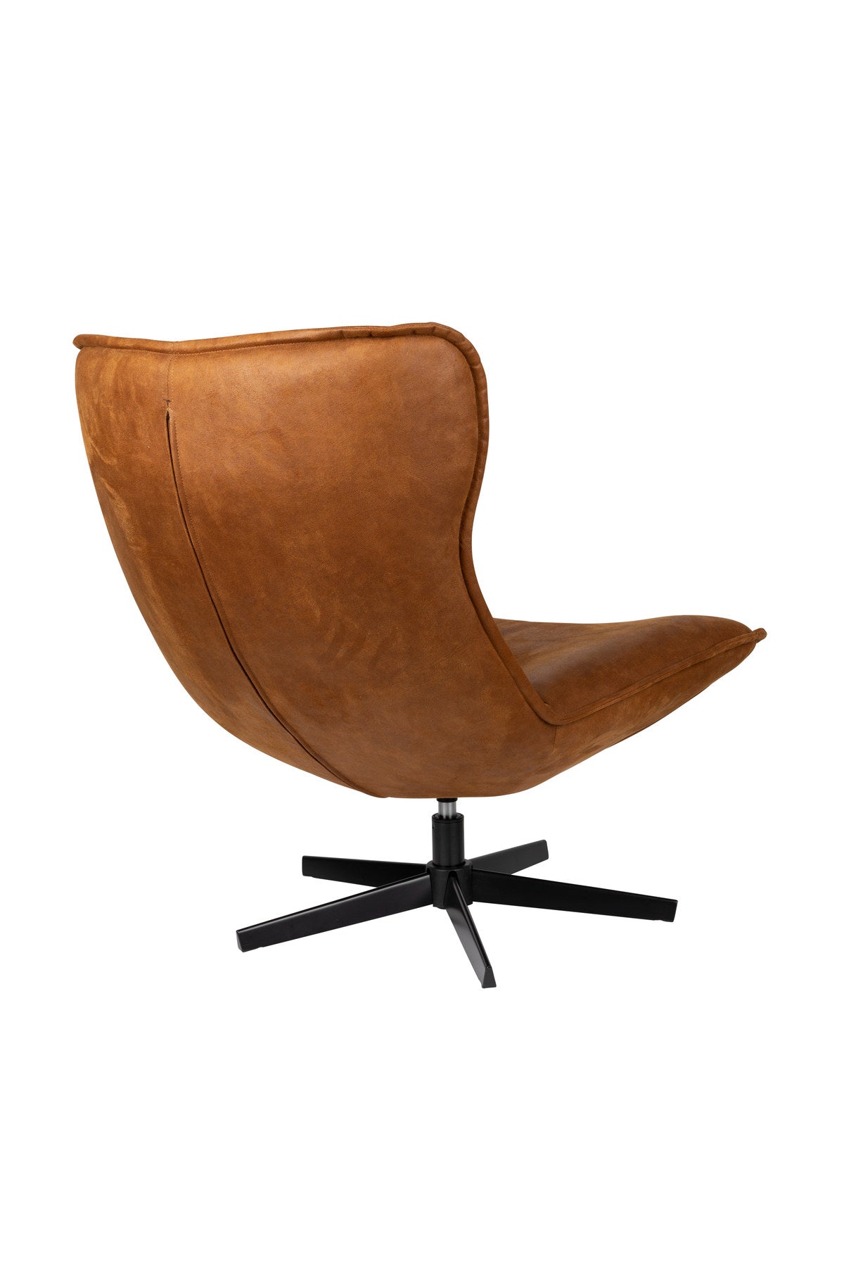 Loungesessel JOHN in Braun/Schwarz präsentiert im Onlineshop von KAQTU Design AG. Sessel ist von White Label Living