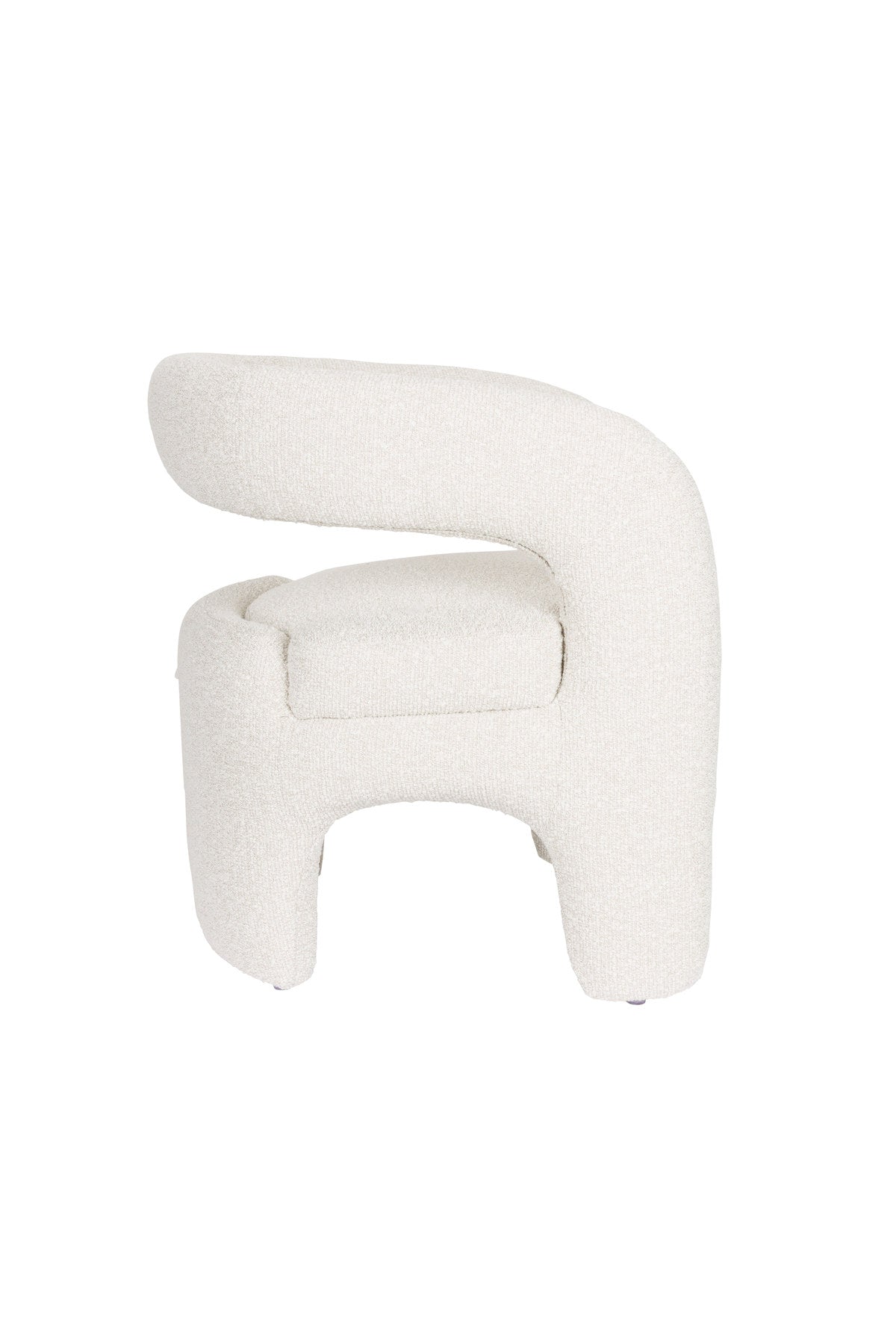Loungesessel Nova in Weiss präsentiert im Onlineshop von KAQTU Design AG. Sessel mit Armlehnen ist von White Label Living
