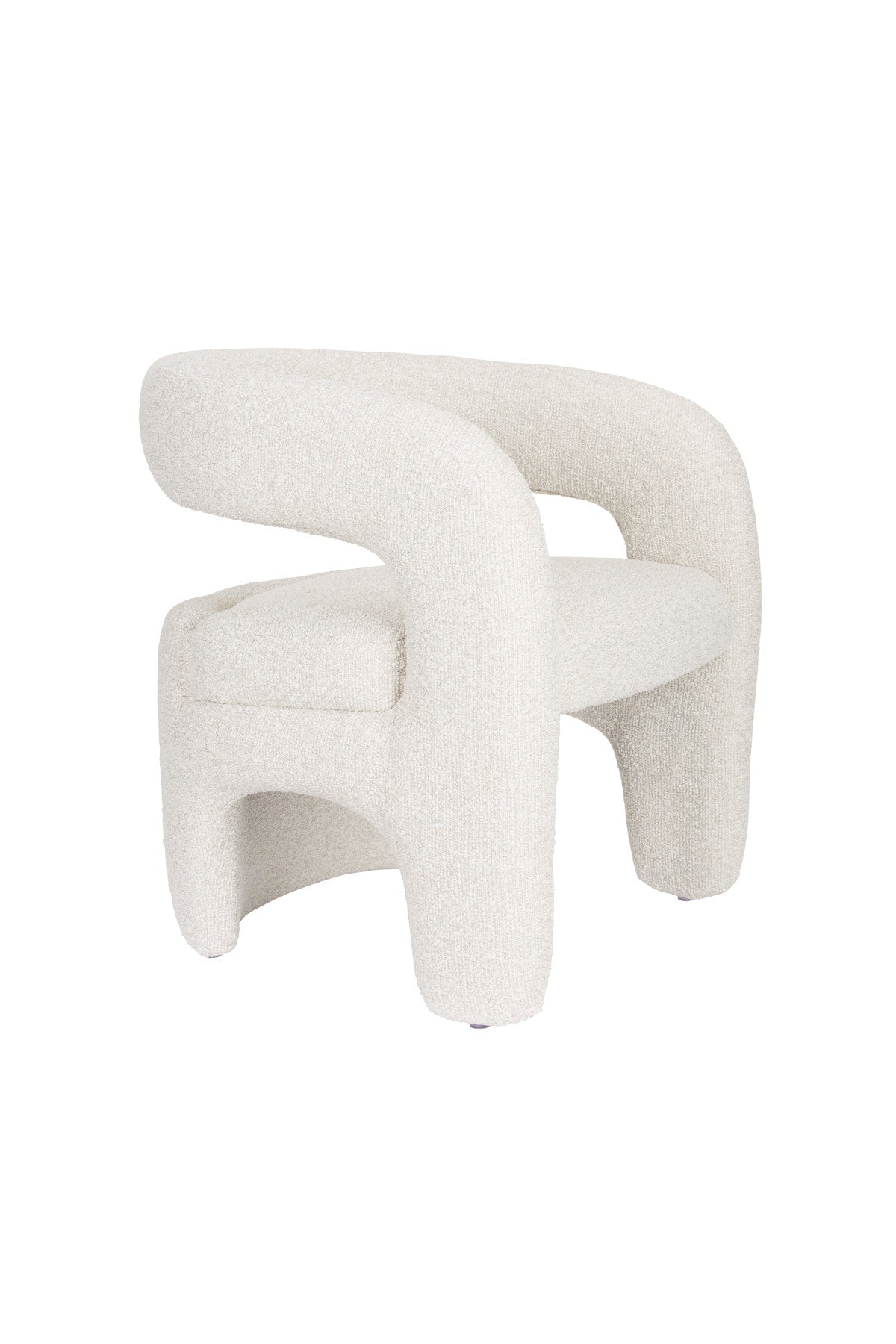 Loungesessel Nova in Weiss präsentiert im Onlineshop von KAQTU Design AG. Sessel mit Armlehnen ist von White Label Living