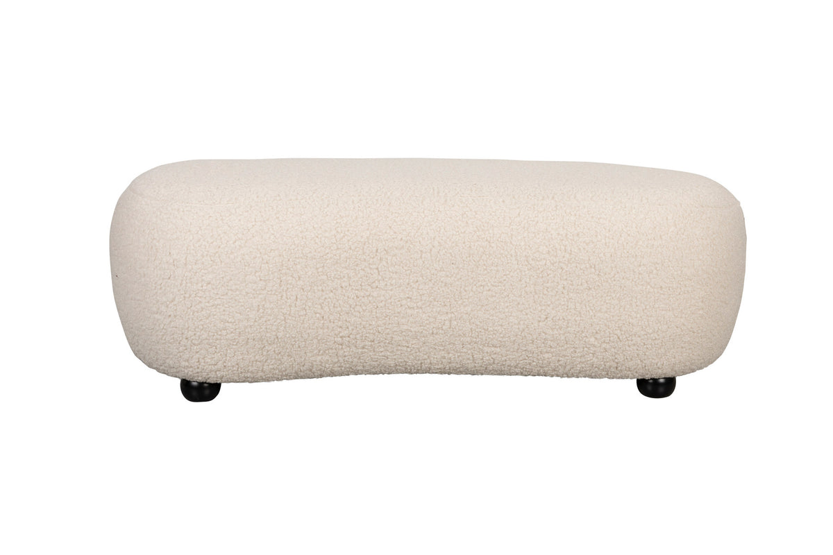 Hocker Noxx in Weiss präsentiert im Onlineshop von KAQTU Design AG. Hocker ist von White Label Living