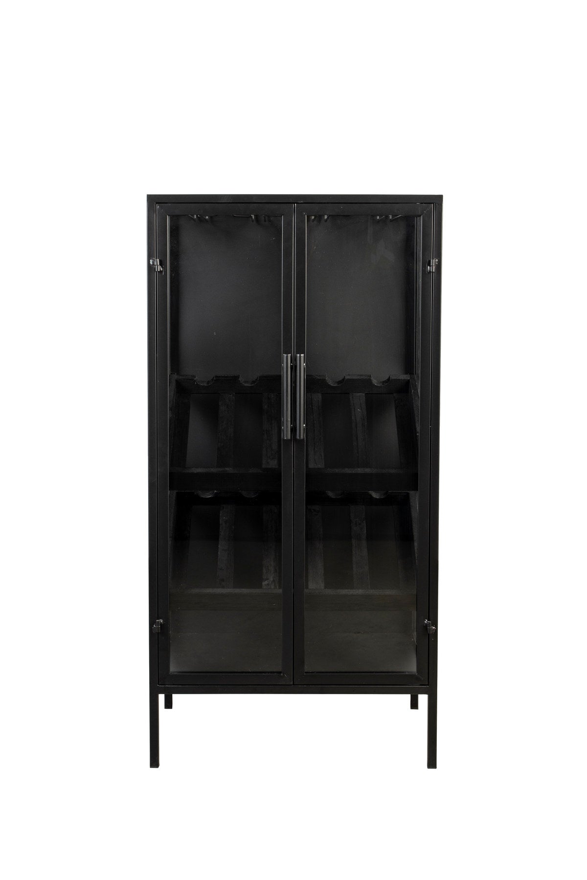 Weinregal ROB in Schwarz präsentiert im Onlineshop von KAQTU Design AG. Weinregal ist von White Label Living