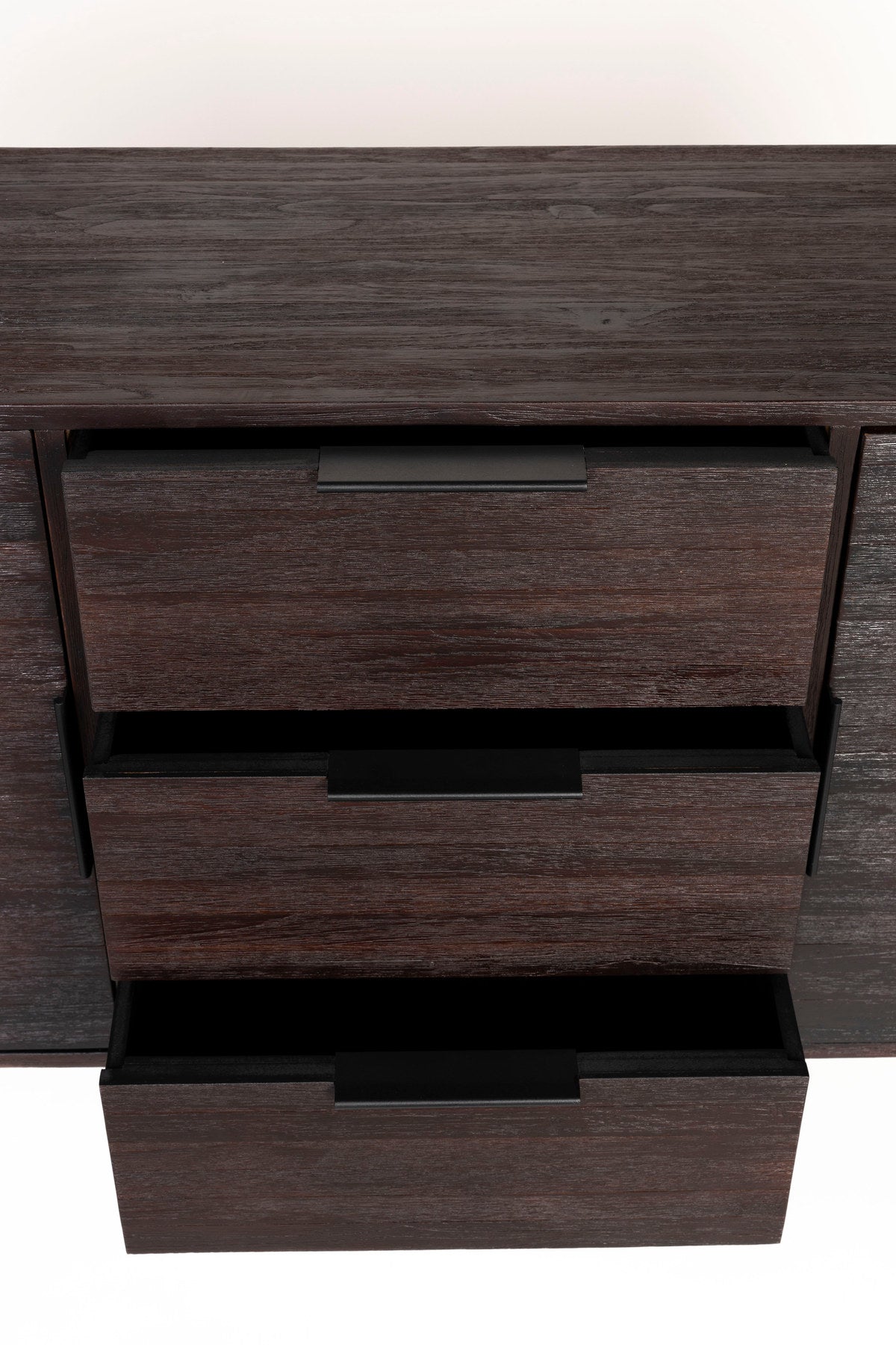 Sideboard Webster hoch in Braun präsentiert im Onlineshop von KAQTU Design AG. High-Sideboard ist von White Label Living