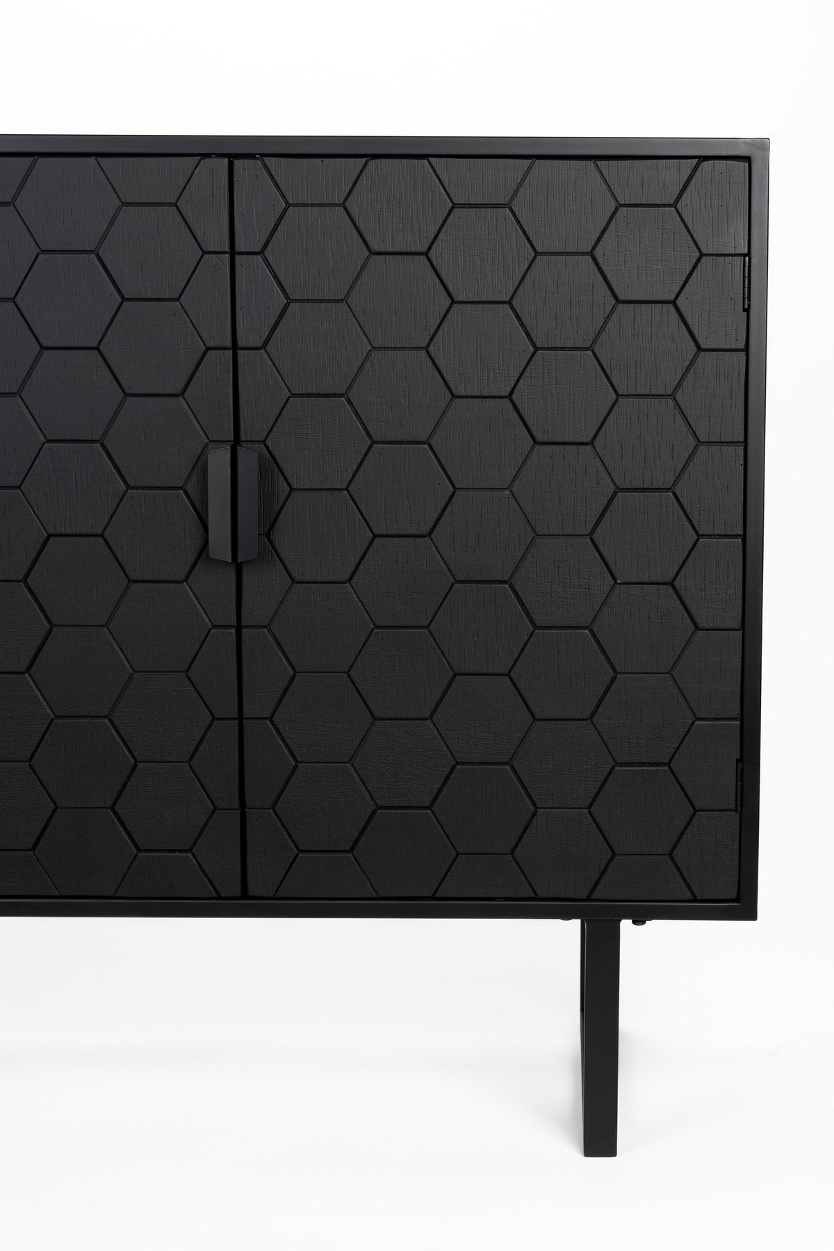 Sideboard Linc Hoch in Black präsentiert im Onlineshop von KAQTU Design AG. High-Sideboard ist von White Label Living