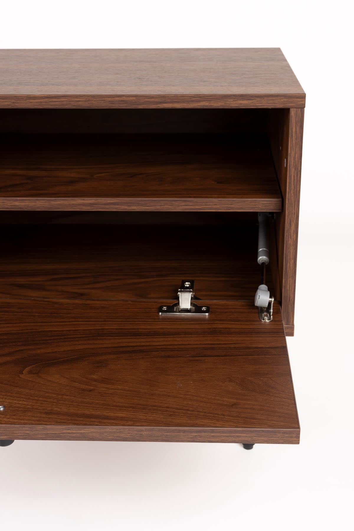 Sideboard Streifen niedrig in Braun präsentiert im Onlineshop von KAQTU Design AG. Sideboard ist von White Label Living
