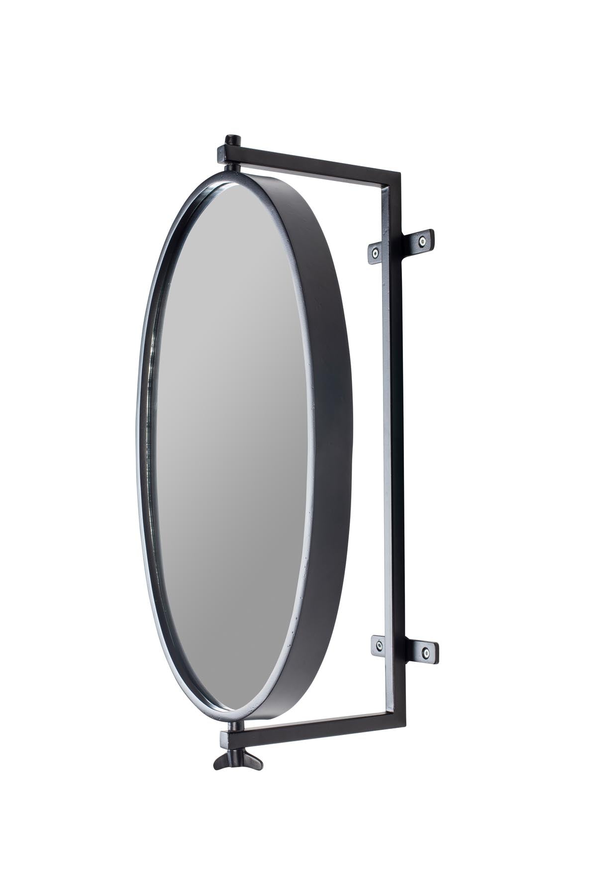 Spiegel LARA in Schwarz präsentiert im Onlineshop von KAQTU Design AG. Wandspiegel ist von White Label Living