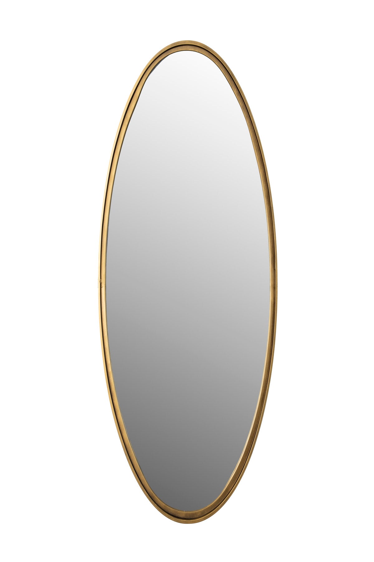 Spiegel MATZ OVAL in Gold präsentiert im Onlineshop von KAQTU Design AG. Wandspiegel ist von White Label Living