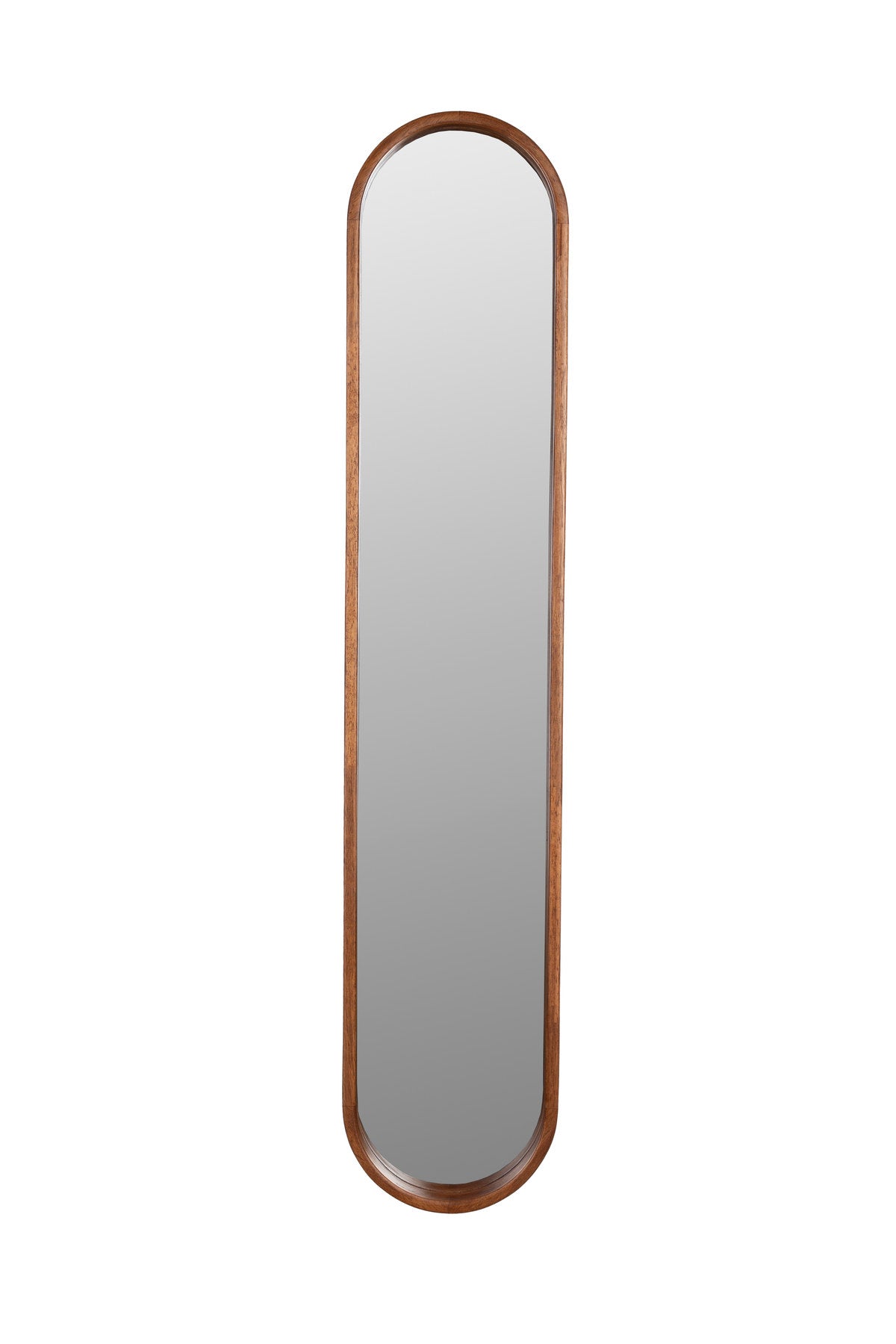 Nyko Spiegel Oval in beige präsentiert im Onlineshop von KAQTU Design AG. Wandspiegel ist von White Label Living