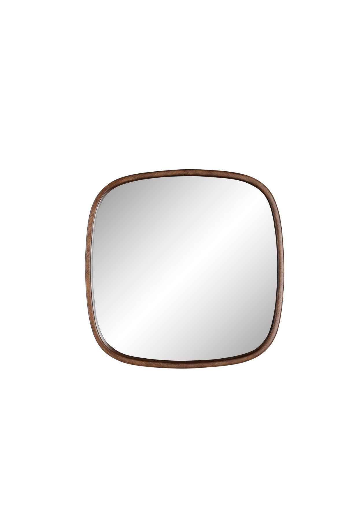 Nyko Spiegel Quadratisch in beige präsentiert im Onlineshop von KAQTU Design AG. Wandspiegel ist von White Label Living