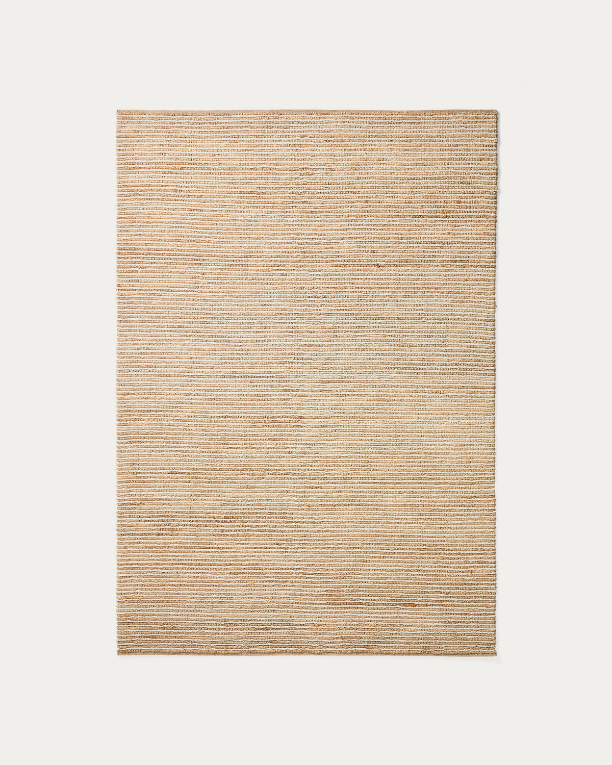 Teppich Derule aus Jute und Wolle in Beige 230 x 160 cm in Natur präsentiert im Onlineshop von KAQTU Design AG. Teppich ist von Kave Home