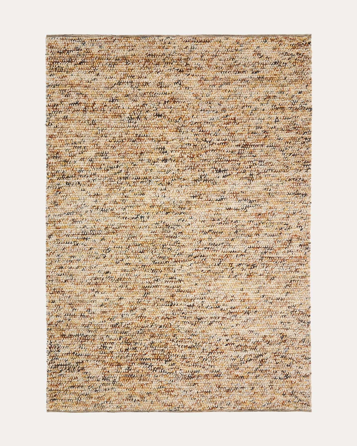 Bouclé-Wollteppich Elanis, mehrfarbig, 200 x 300 cm in Mehrfarbig präsentiert im Onlineshop von KAQTU Design AG. Teppich ist von Kave Home