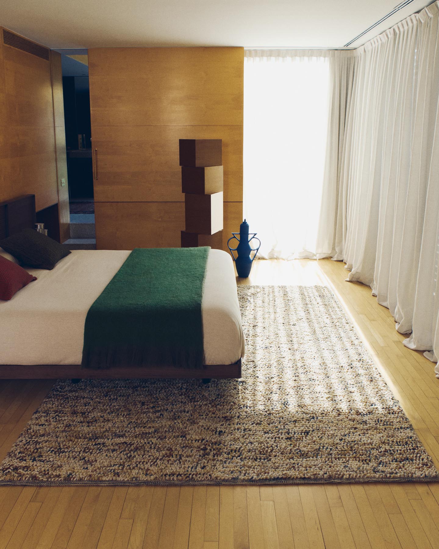 Bouclé-Wollteppich Elanis, mehrfarbig, 200 x 300 cm in Mehrfarbig präsentiert im Onlineshop von KAQTU Design AG. Teppich ist von Kave Home