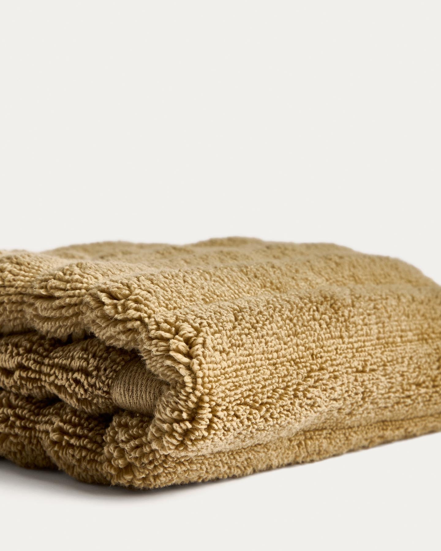 Toilettenhandtuch Navira aus 100 % Baumwolle, hellgrün, 30 x 50 cm in Hellgrün präsentiert im Onlineshop von KAQTU Design AG. Handtuch ist von Kave Home