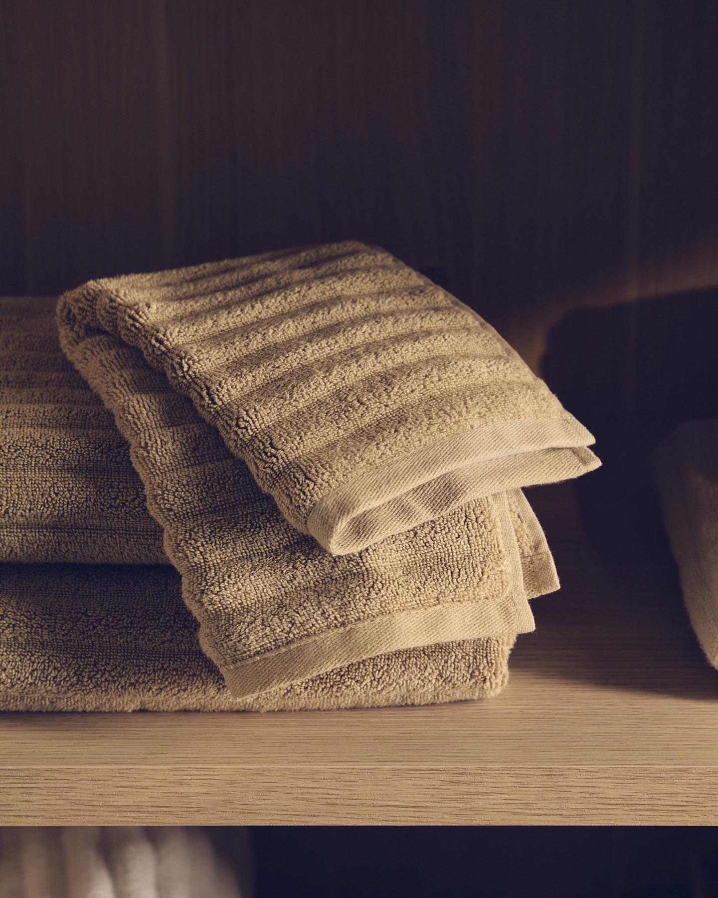 Toilettenhandtuch Navira aus 100 % Baumwolle, hellgrün, 30 x 50 cm in Hellgrün präsentiert im Onlineshop von KAQTU Design AG. Handtuch ist von Kave Home