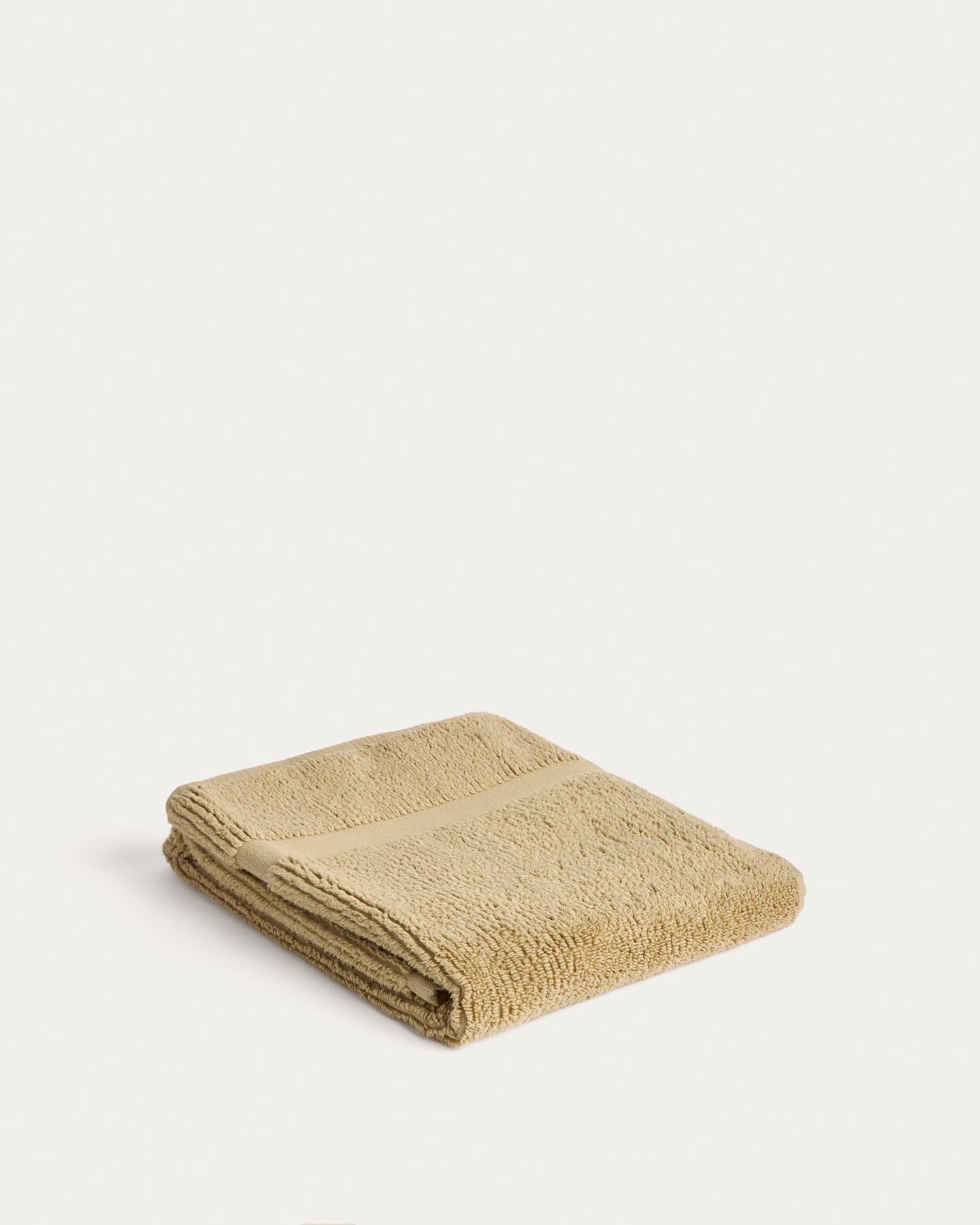 Handtuch Olvira aus 100 % Baumwolle mit Jacquard-Muster, dunkelgrün, 50 x 90 cm in Dunkelgrün präsentiert im Onlineshop von KAQTU Design AG. Handtuch ist von Kave Home