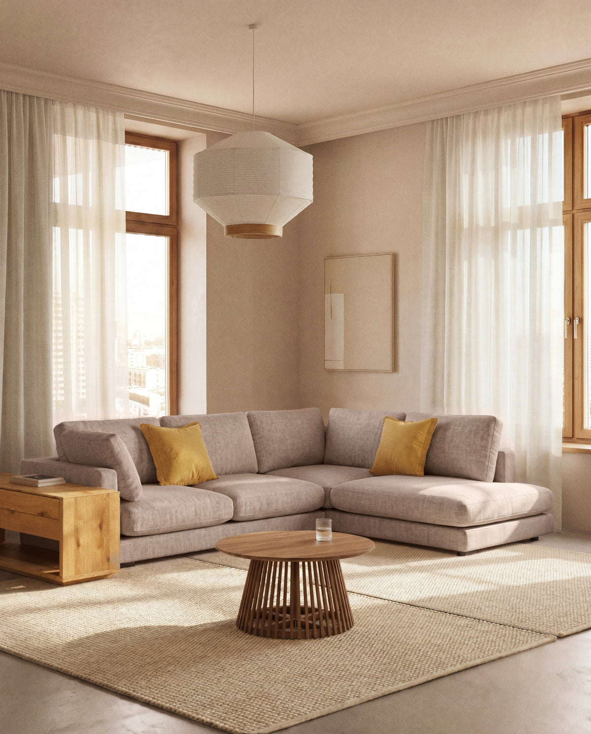 Mascarell Teppich aus Baumwolle und Polyester Weiss 200 x 300 cm in Weiss präsentiert im Onlineshop von KAQTU Design AG. Teppich ist von Kave Home