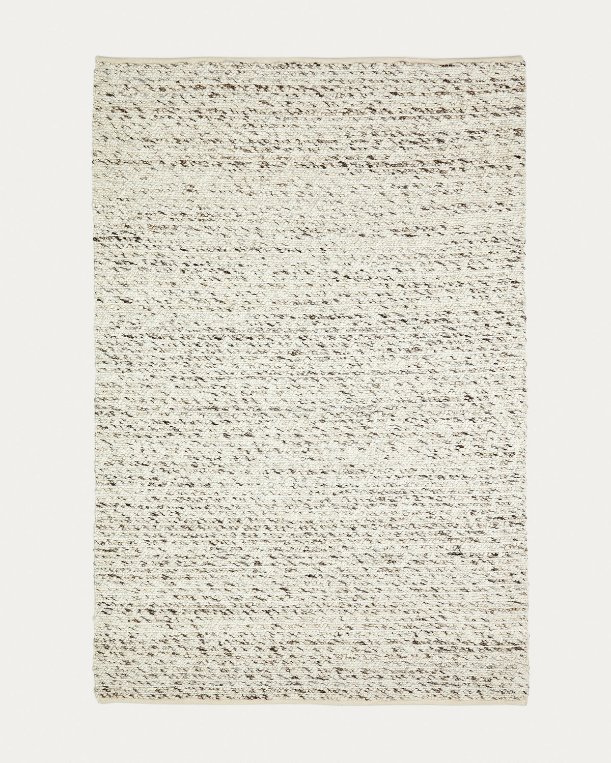 Manilva aus Baumwolle und Wolle in Braun 200 x 300 cm in präsentiert im Onlineshop von KAQTU Design AG. Teppich ist von Kave Home