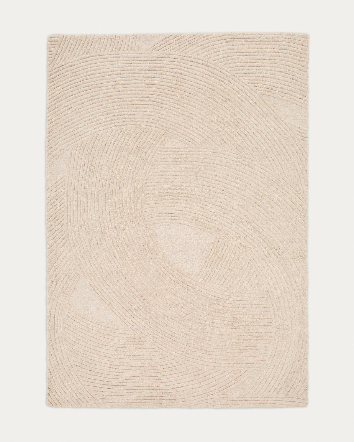 Teppich Domm aus Wolle beige 200 x 300 cm in Beige präsentiert im Onlineshop von KAQTU Design AG. Teppich ist von Kave Home