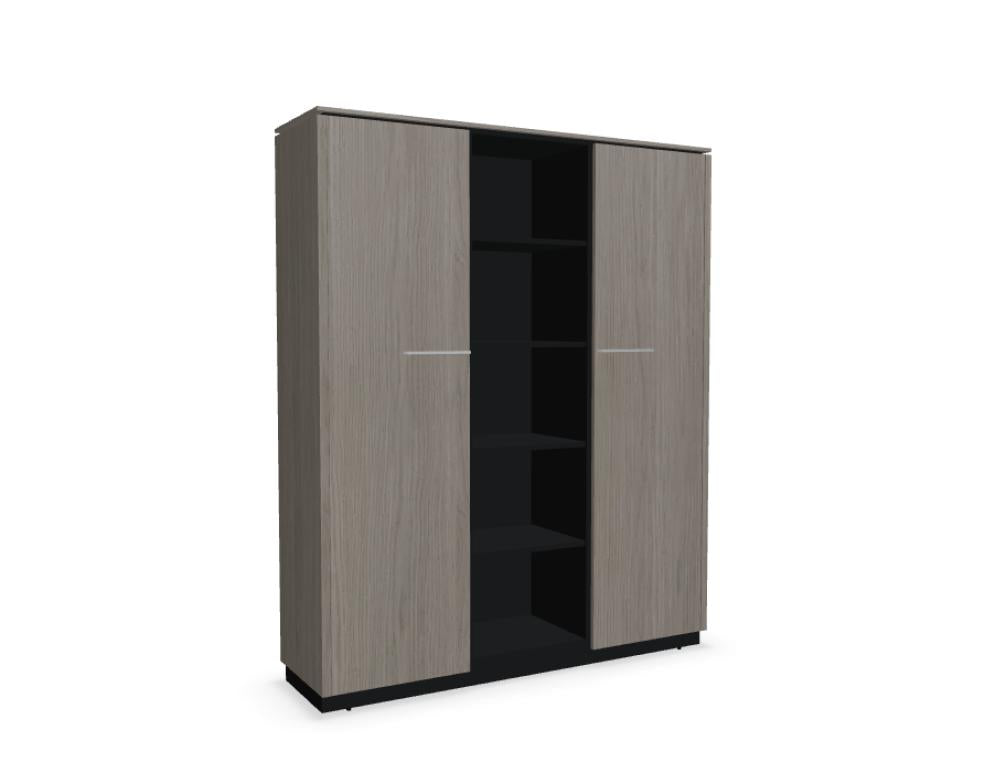 Status X5679 - Halbregal in Eiche Grau präsentiert im Onlineshop von KAQTU Design AG. Standregal ist von Mdd