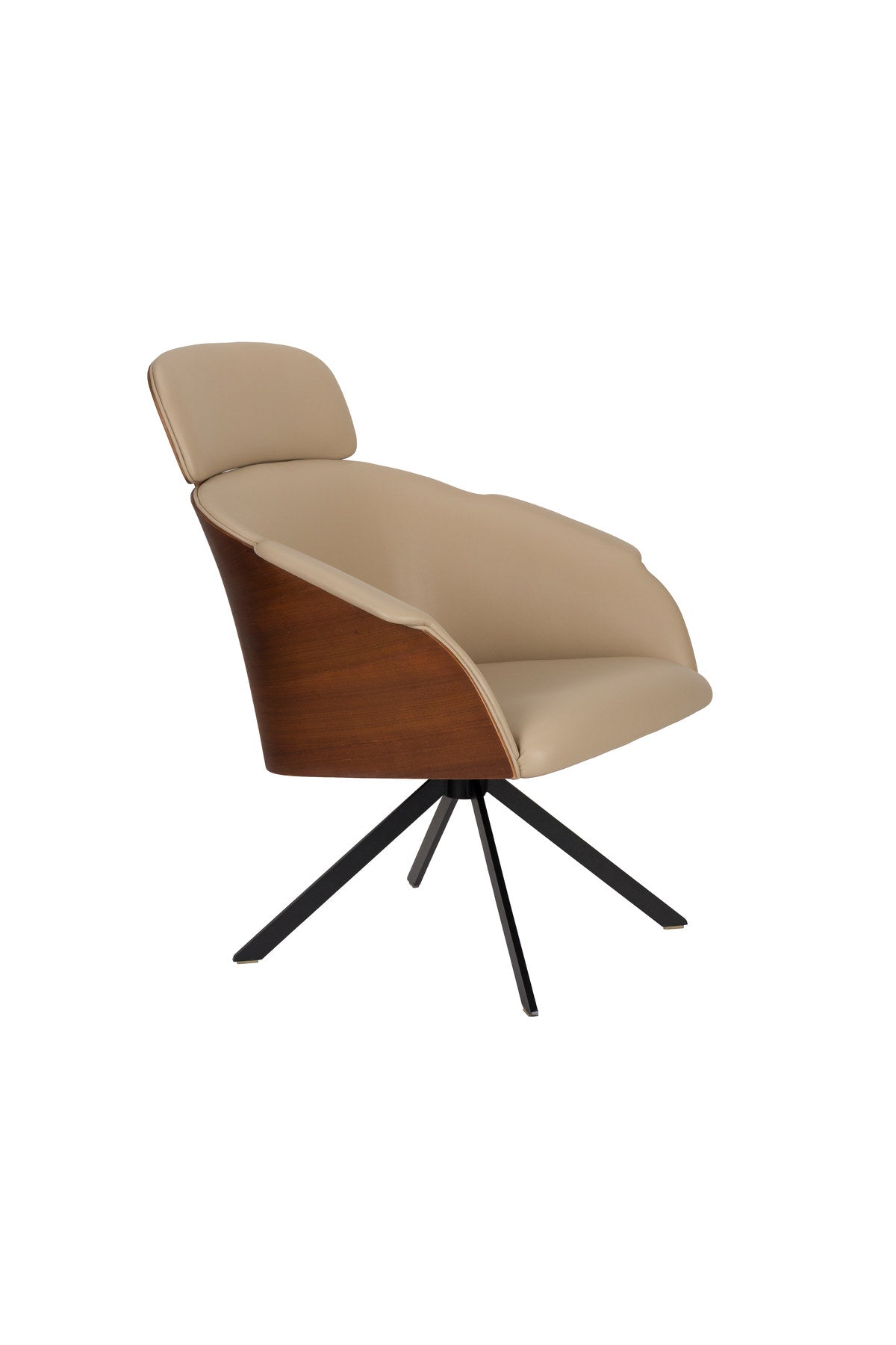 Frie Sessel in beige präsentiert im Onlineshop von KAQTU Design AG. Sessel ist von Zuiver