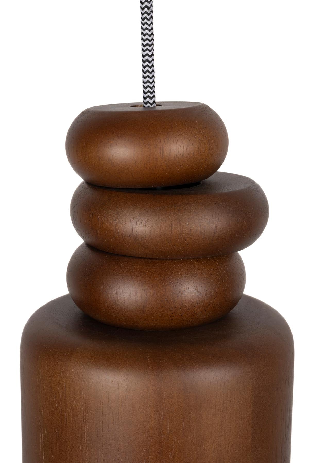 Pendellampe Dicky in Walnuss präsentiert im Onlineshop von KAQTU Design AG. Pendelleuchte ist von Zuiver