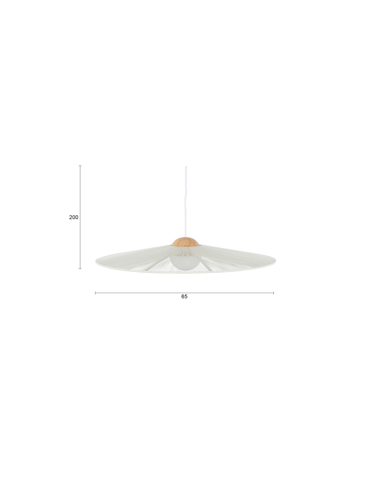Pendellampe Belle S in beige präsentiert im Onlineshop von KAQTU Design AG. Pendelleuchte ist von Zuiver
