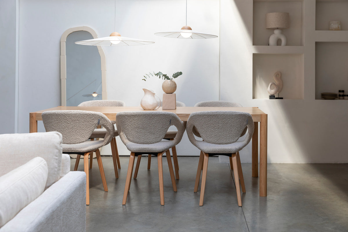 Pendellampe Belle L in beige präsentiert im Onlineshop von KAQTU Design AG. Pendelleuchte ist von Zuiver
